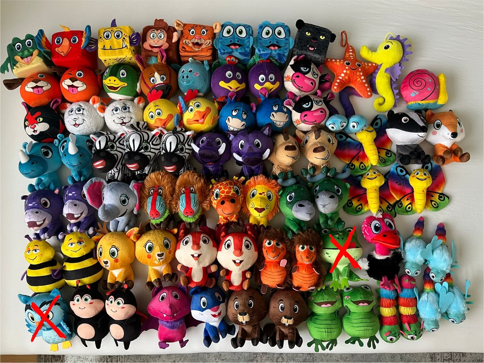75 Lidl mini knuffeltjes - Leuk voor traktatie of kadootje, Lidl, Overige karakters, Overige typen, Ophalen of Verzenden