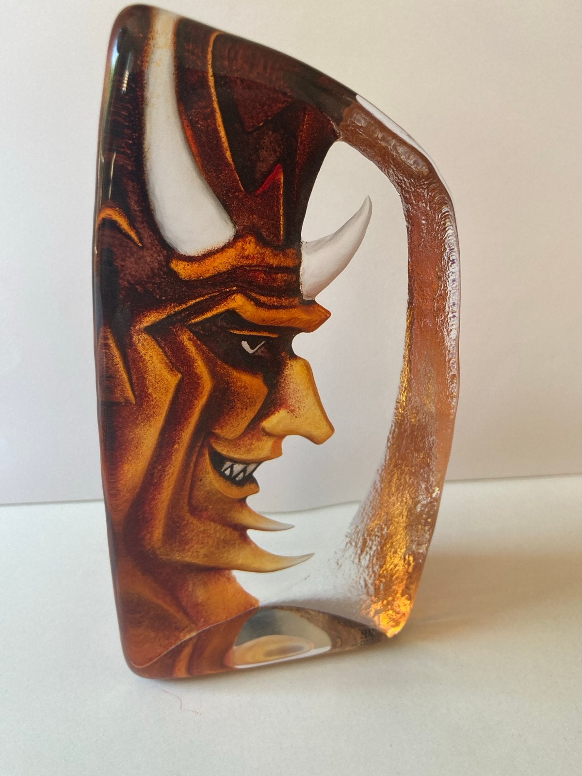 Mats Jonasson glazen sculptuur 65135, Minder dan 20 cm, Ophalen of Verzenden, Gemerkt, Beeld