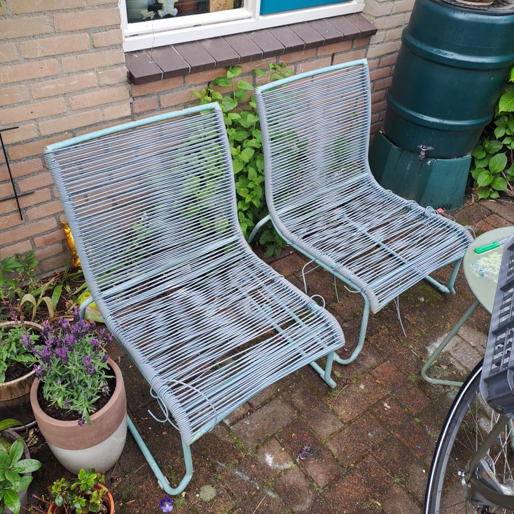 Twee tuinstoelen GRATIS, Ophalen, Gebruikt