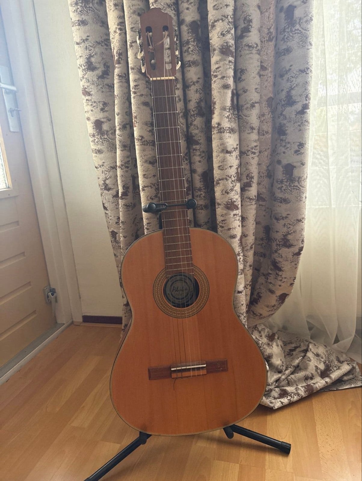 Vintage Alpha Klassieke Gitaar - Handgemaakt Holland, Ophalen of Verzenden, Gebruikt, Klassieke of Spaanse gitaar