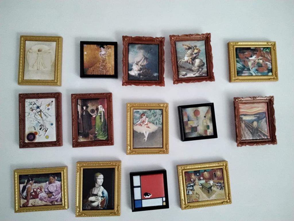 Mini brands masterpieces schilderijtjes, Ophalen of Verzenden