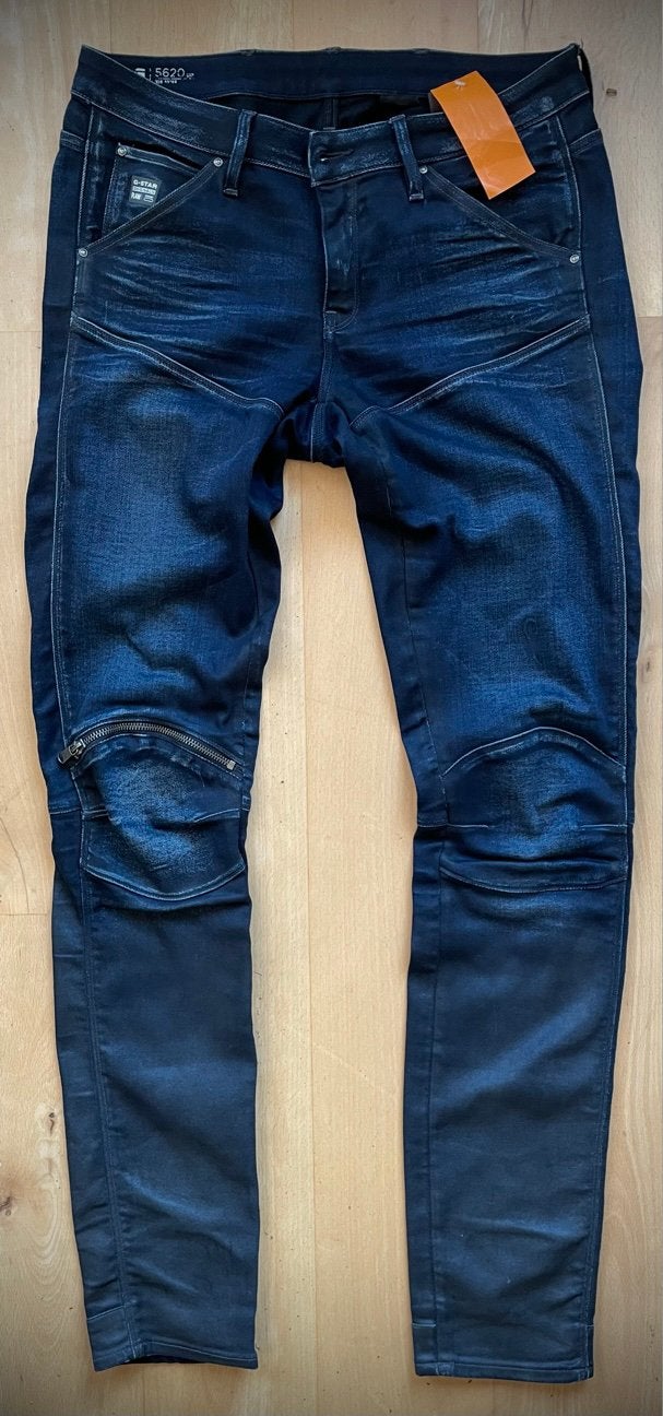 G Star Raw Zip Mid Skinny jeans spijkerbroek blauw W30 L34, Kleding | Dames, Ophalen of Verzenden