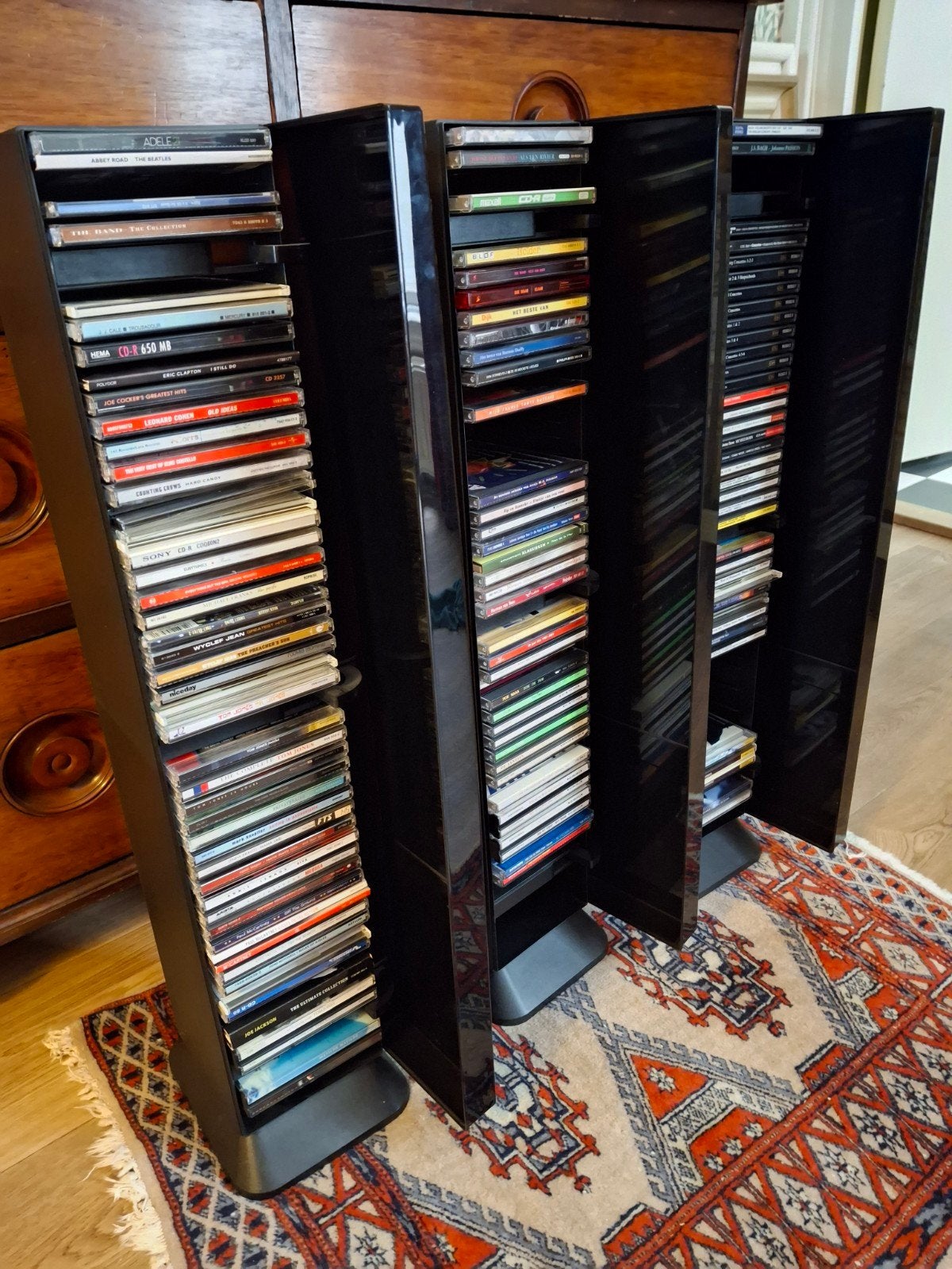 CD opberg boxen - Diverse modellen en materialen, Huis en Inrichting, Woonaccessoires | Cd- en Dvd-rekken, Kunststof, Gebruikt