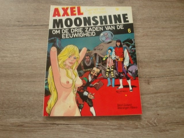 axel moonshine-1981, Eén stripboek, Ophalen of Verzenden, Gelezen