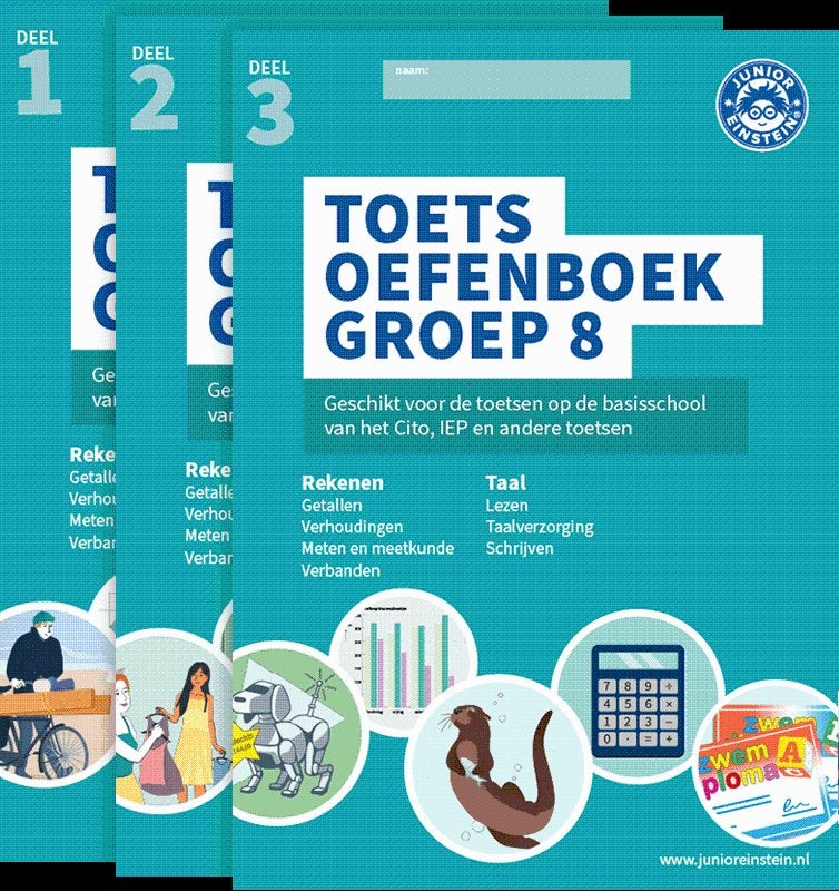 Cito eindtoets oefen toetsboek groep 8 Junior Einstein, Boeken, Ophalen of Verzenden, Nieuw, Overige niveaus, Nederlands