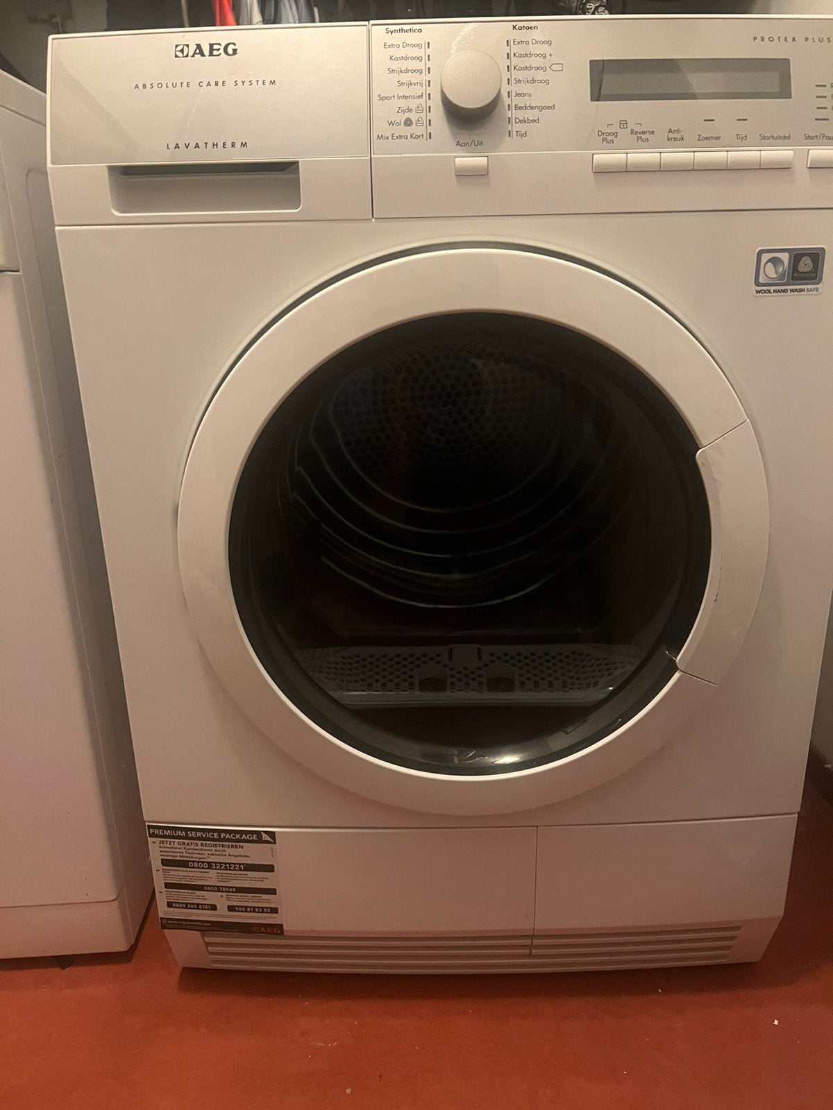 AEG WASDROGER LAVATHERM, Ophalen of Verzenden, Gebruikt, Luchtafvoer, 85 tot 90 cm