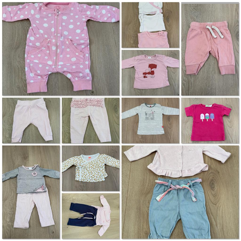 Pakket meisjeskleding - maat 50/56, Kinderen en Baby's, Babykleding | Maat 50, Ophalen of Verzenden, Gebruikt, Meisje, Setje