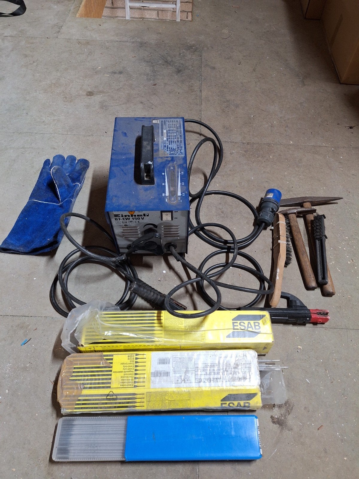 Elektrode lasapparaat, Ophalen, Gebruikt, Elektroden