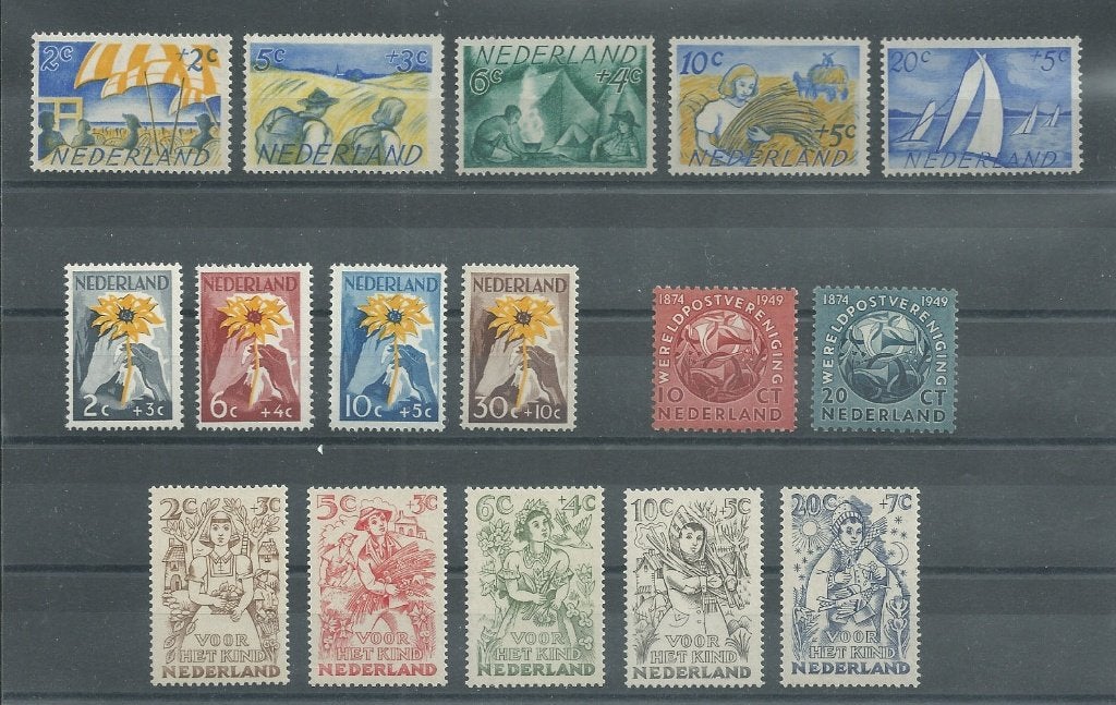 Nederland, Complete Jaargang 1949, Postfris., Verzenden, Na 1940, Postfris