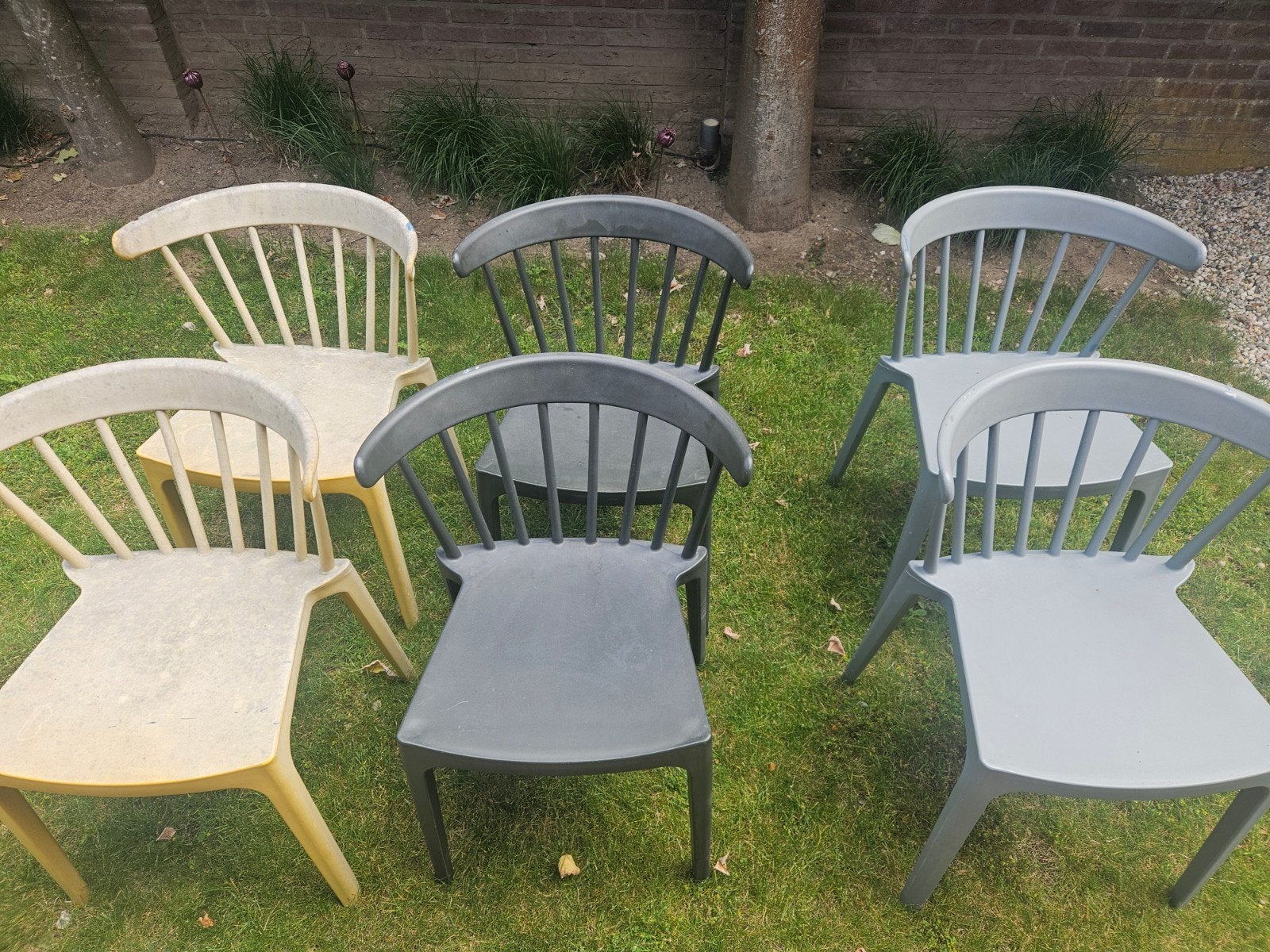 Woood Bliss tuinstoelen - Set van 6, Ophalen, Kunststof, Gebruikt, Overige kleuren