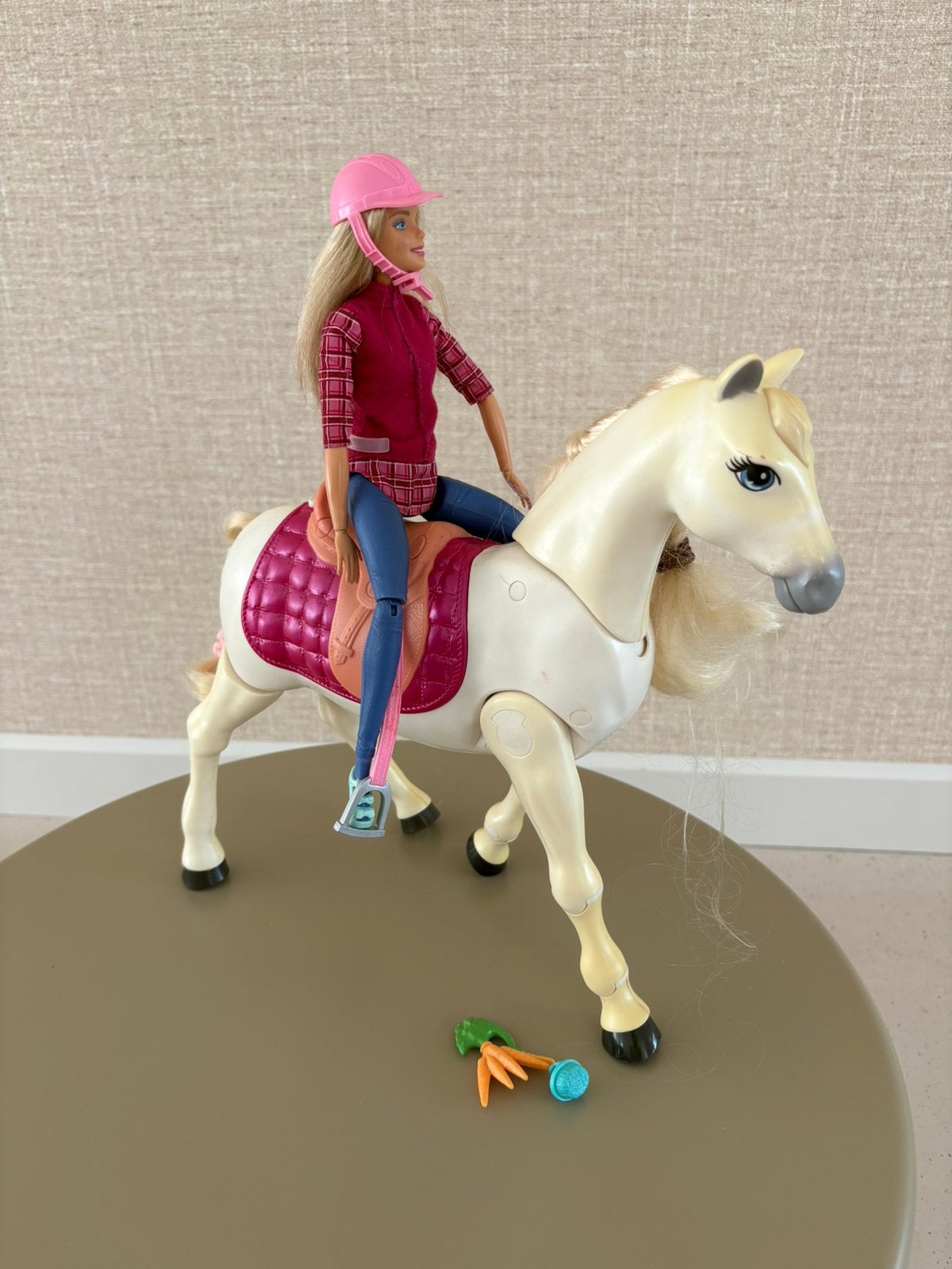 Barbie met paard, Ophalen of Verzenden, Gebruikt, Barbie