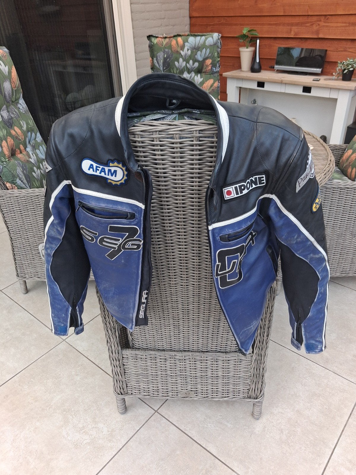 heren motorjas, Heren, Jas | leer, Ophalen of Verzenden, Segura