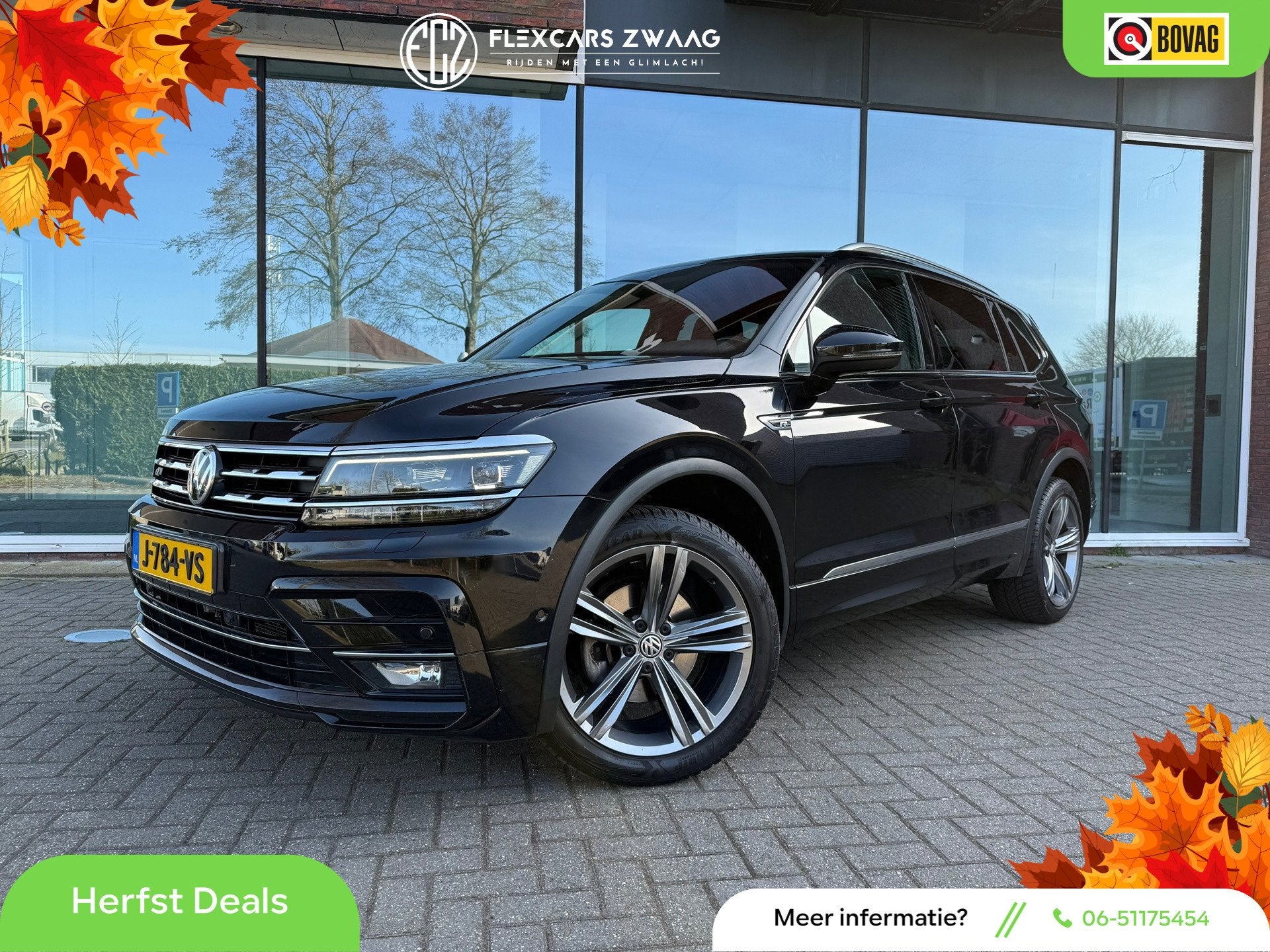 Volkswagen Tiguan Allspace 1.5 TSI Highline Business R - Aut, Auto's, Dealer onderhouden, 1502 kg, 4 cilinders, 150 pk