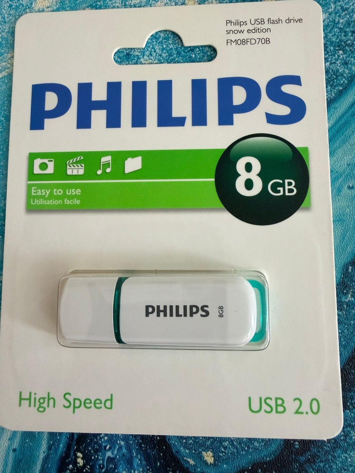 Philips USB Flash Drive 8GB - Nieuw in verpakking, Verzenden, Nieuw, 8 GB
