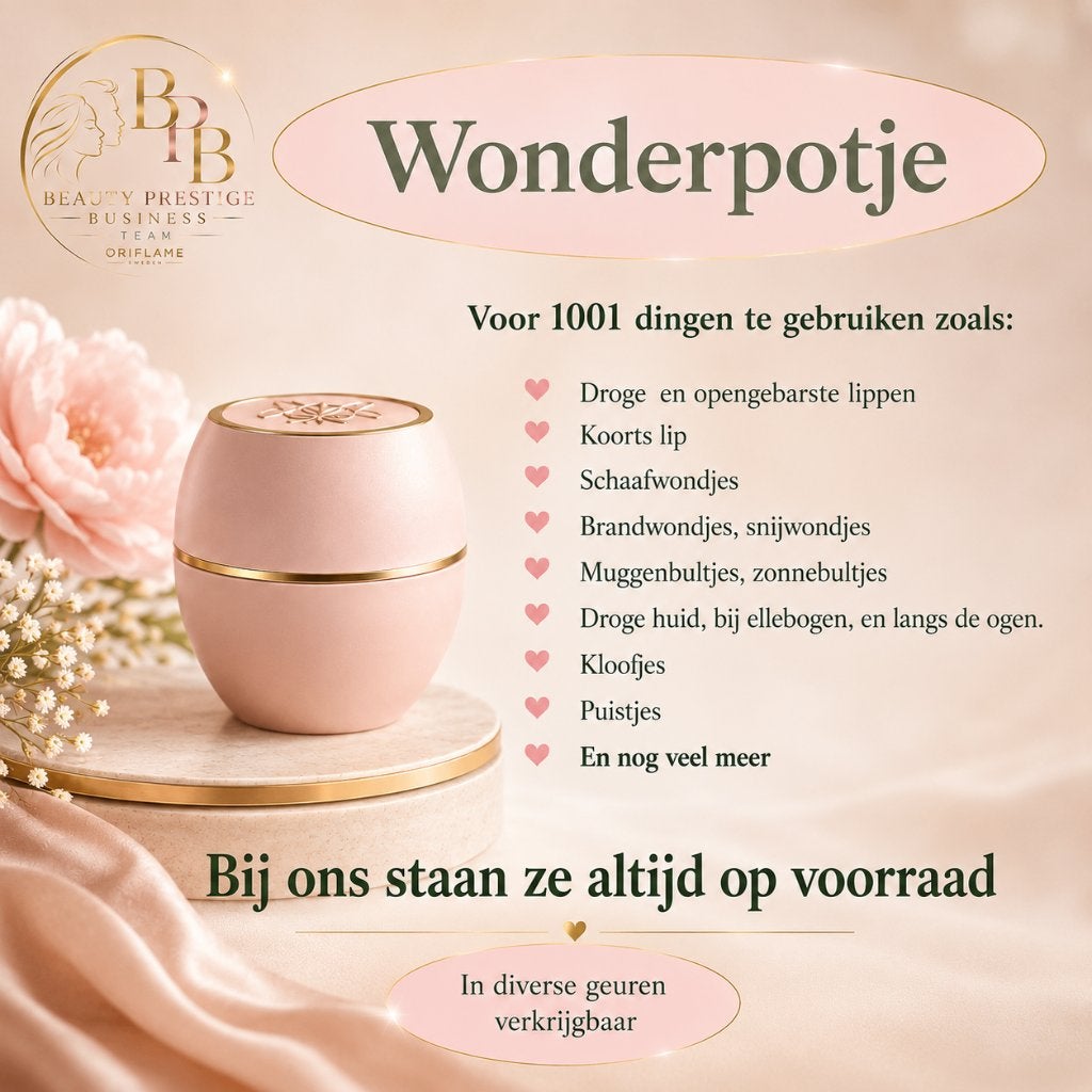 Wonderpotjes op Voorraad, Sieraden, Tassen en Uiterlijk, Uiterlijk | Lichaamsverzorging, Ophalen of Verzenden, Nieuw, Overige typen