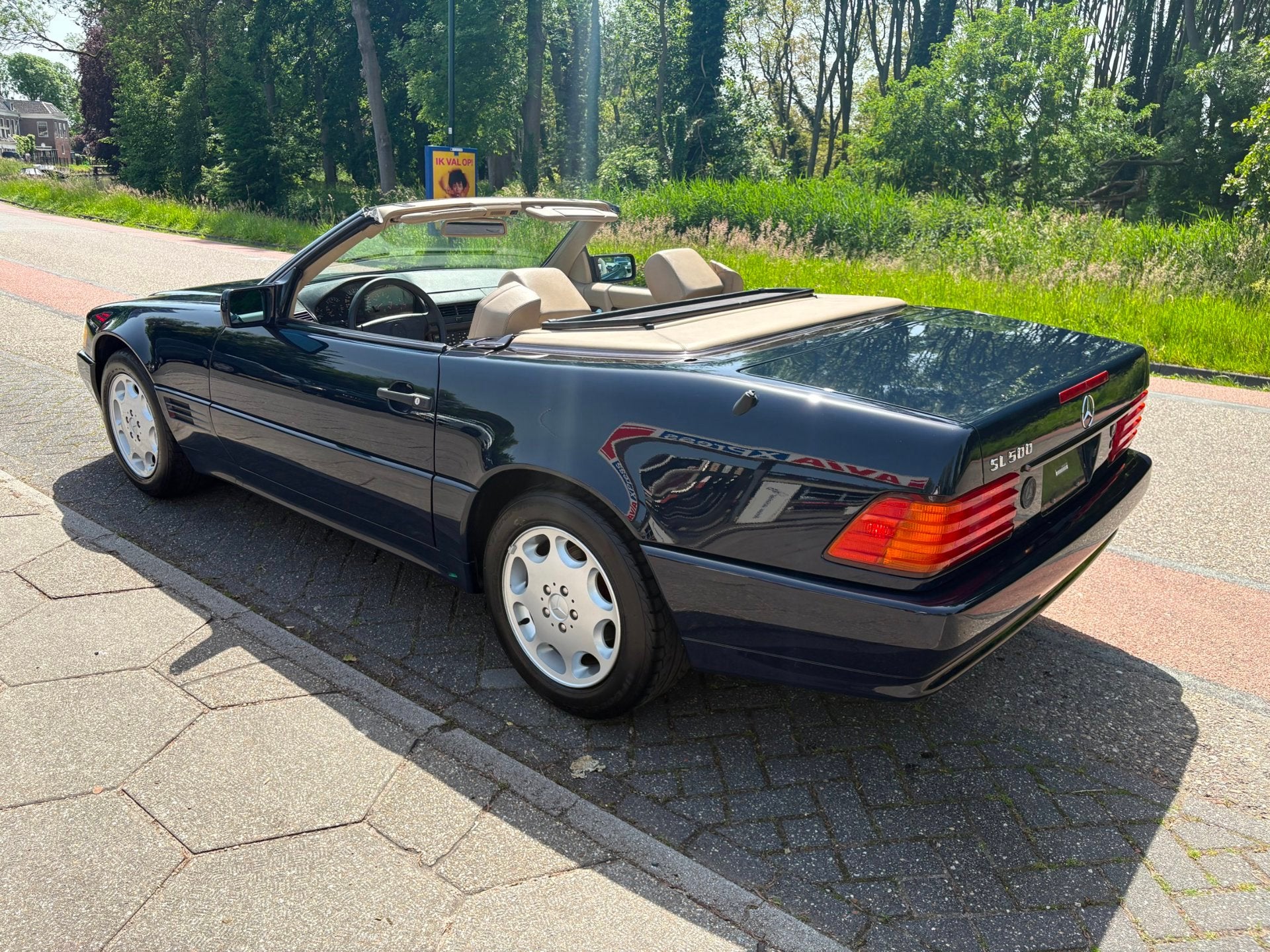 Mercedes-Benz SL-klasse Cabrio SL500 V8 + HARDTOP!, Auto's, Automaat, Dealer onderhouden, Achterwielaandrijving, Cabriolet