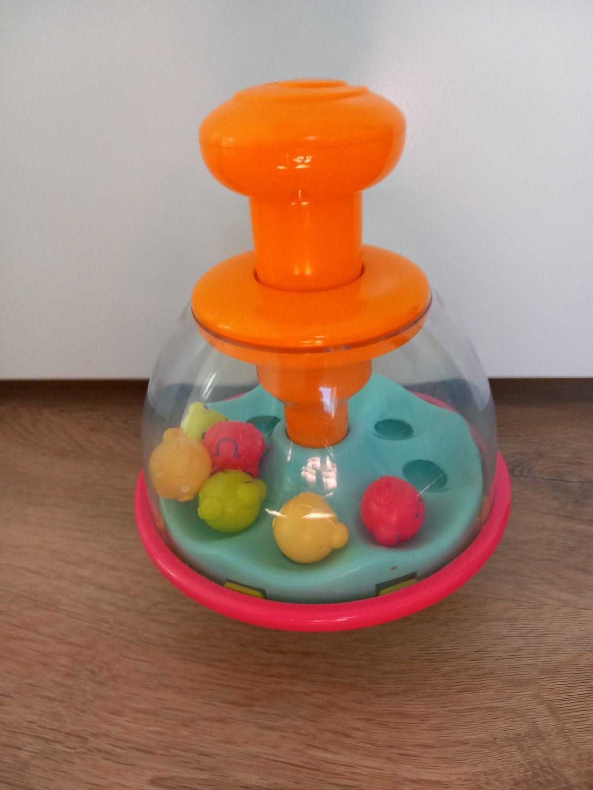 Kleurrijke draaitol met balletjes voor baby's, Kinderen en Baby's, Ophalen of Verzenden, Gebruikt, Overige typen