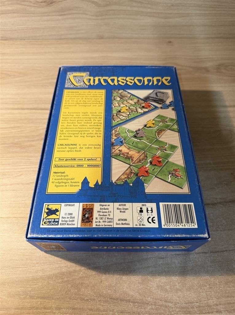 carcassonne - 999 games - s6579, Verzenden, Zo goed als nieuw