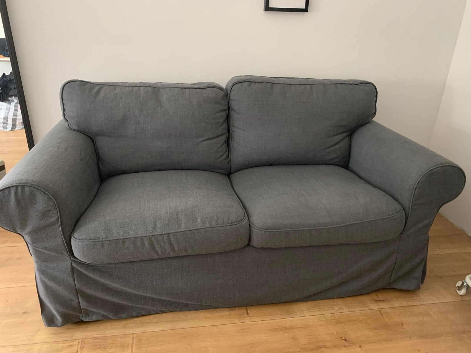 IKEA Ektorp 2-zitsbank - Grijs, Huis en Inrichting, Ophalen, Gebruikt, 150 tot 200 cm, Tweepersoons