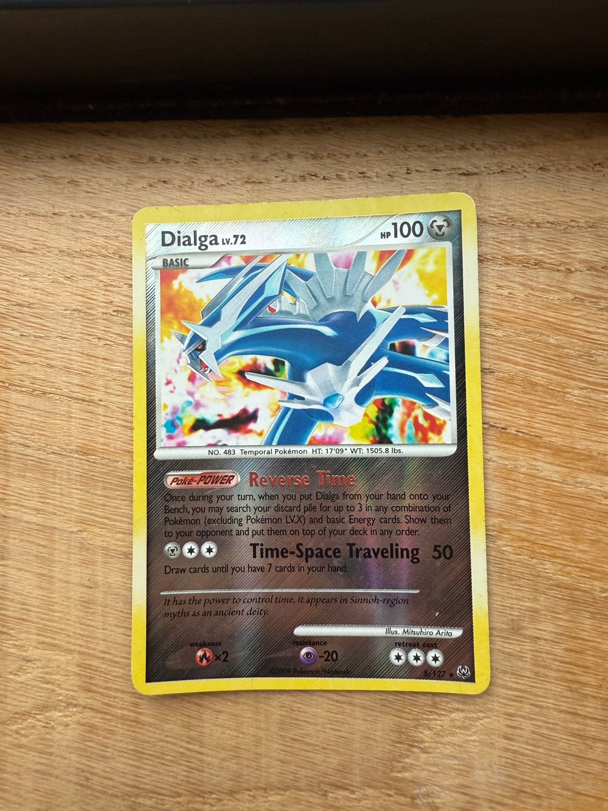 Dialga Lv.72 #5/127, Ophalen of Verzenden, Losse kaart