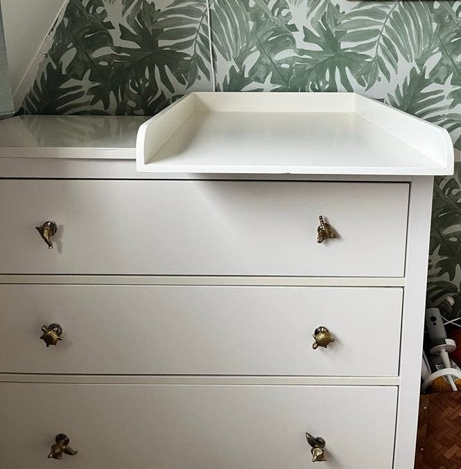 Bladvergroter voor Hemnes commode, Gebruikt, 70 cm of meer, 75 tot 100 cm, Opstaande rand