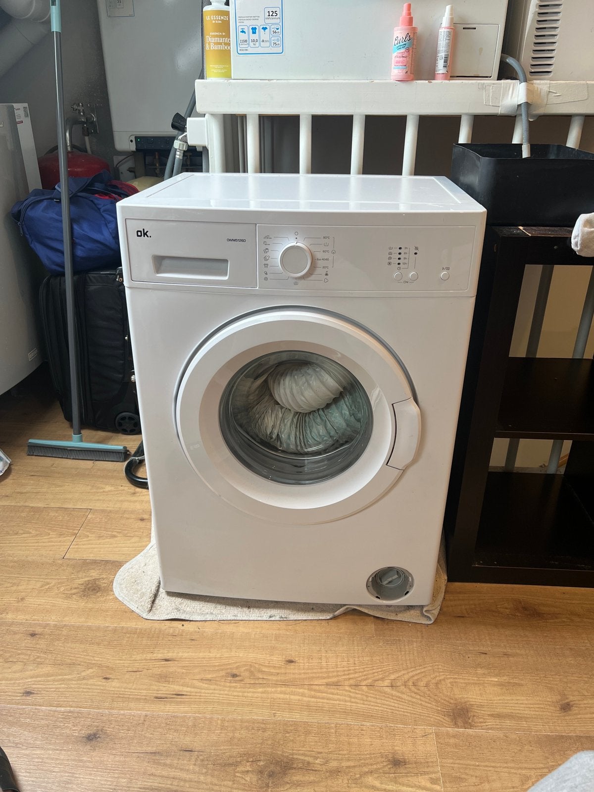 Wasmachine ok. OWM5126D, Witgoed en Apparatuur, Wasdrogers, Zo goed als nieuw, Condens, Minder dan 85 cm, Ophalen