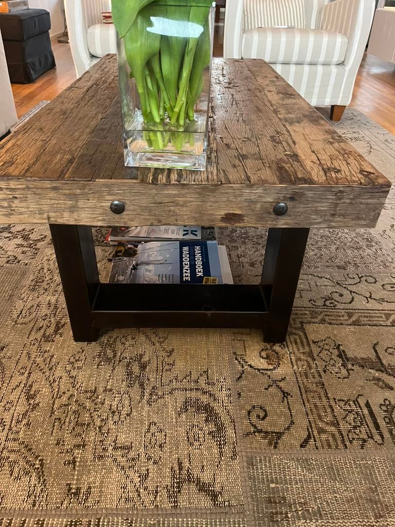 Salon tafel robuust, Ophalen of Verzenden, Zo goed als nieuw
