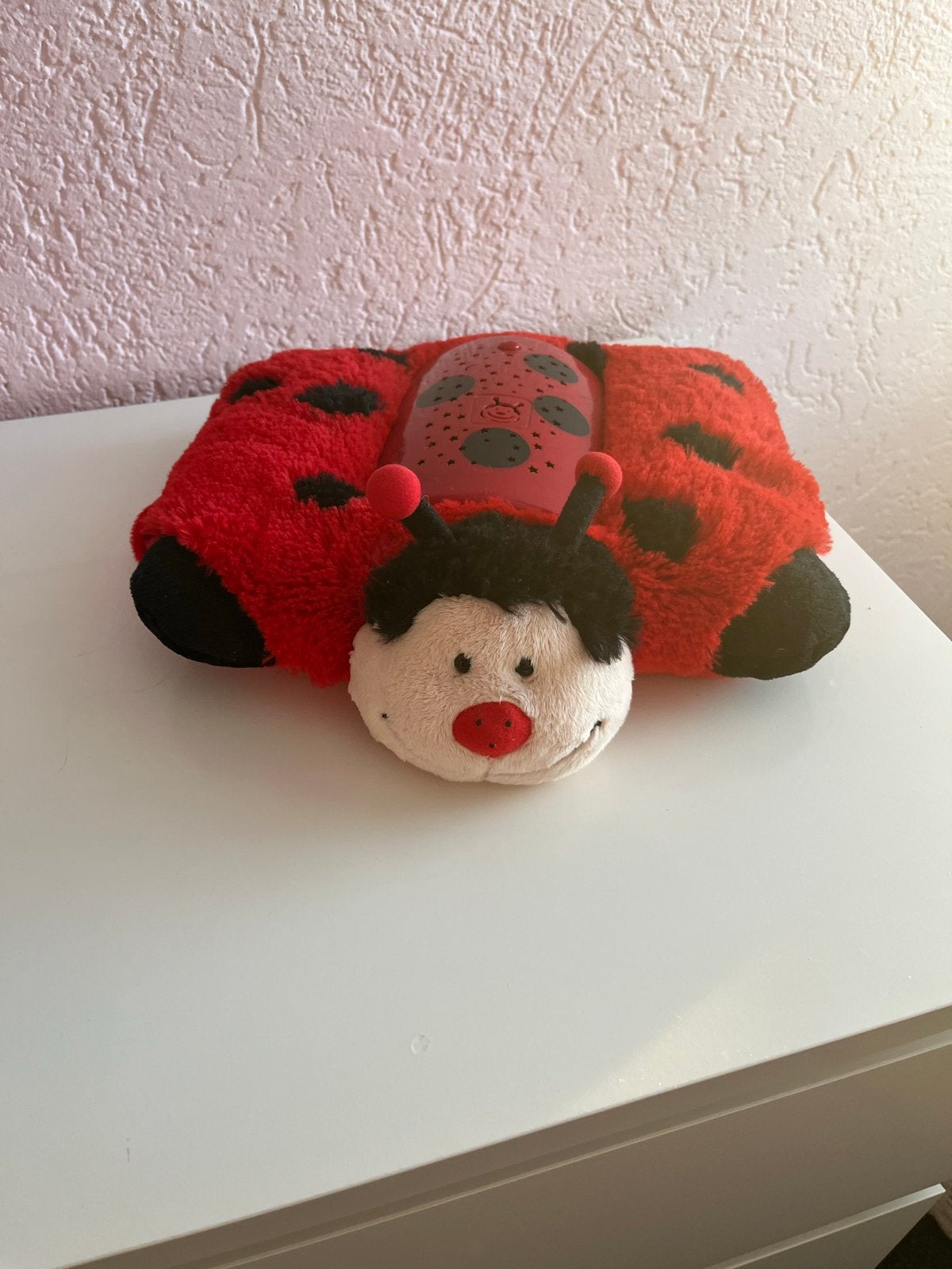 Dream Lites Lieveheersbeestje Projector Knuffel, Kinderen en Baby's, Speelgoed | Knuffels en Pluche, Gebruikt, Overige merken