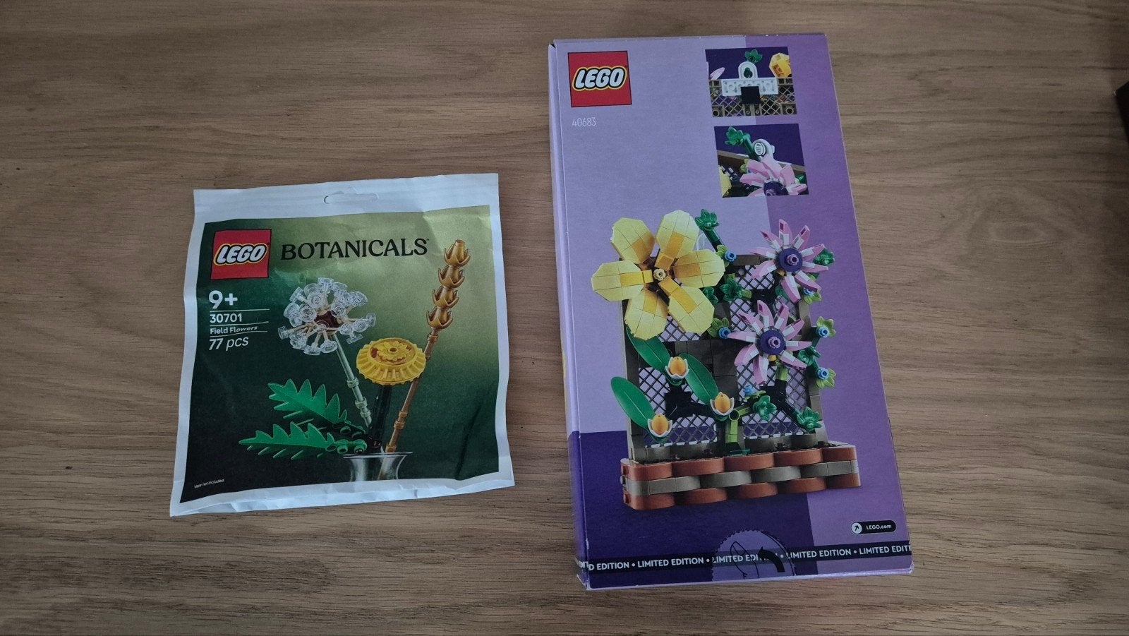 LEGO Botanicals 40683 Bloementralie display en 30701 Bloeme, Ophalen of Verzenden, Nieuw