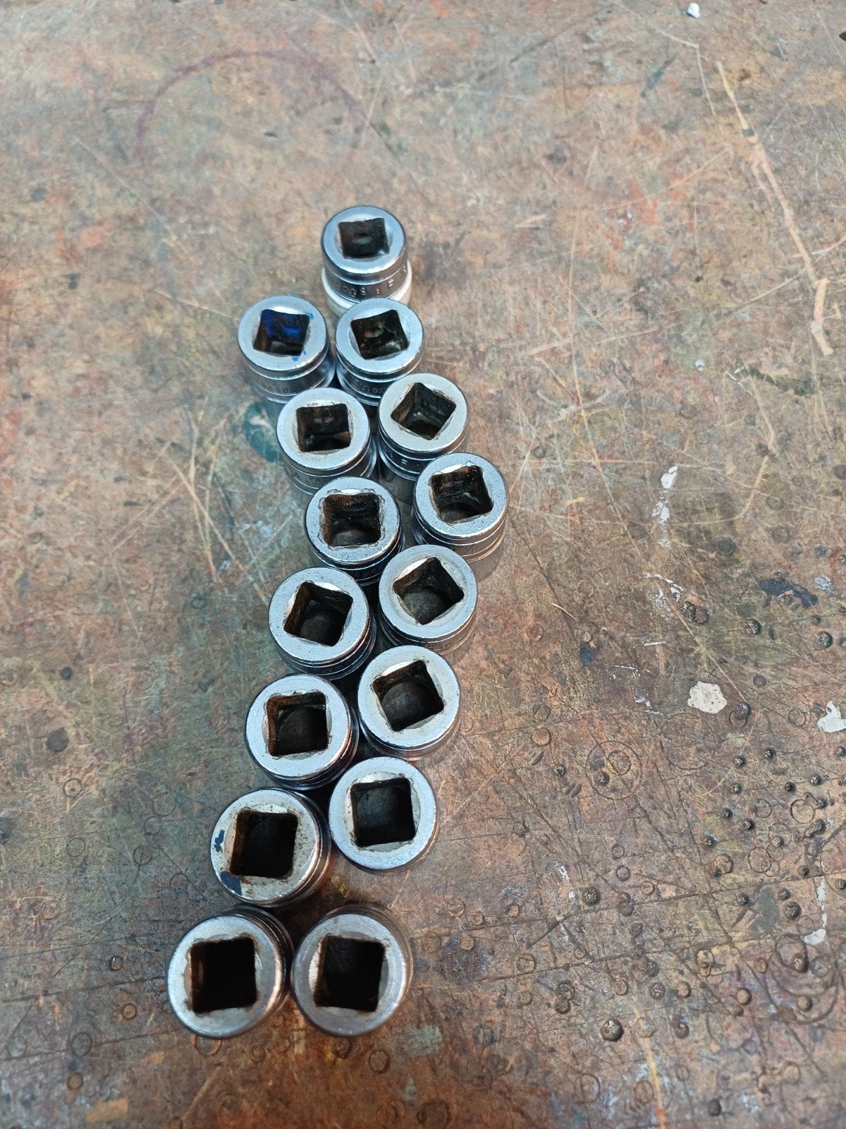 15x Snap-on 9/16 doppen 3/8 aansluiting, Ophalen of Verzenden, Gebruikt, Overige typen, Overige merken
