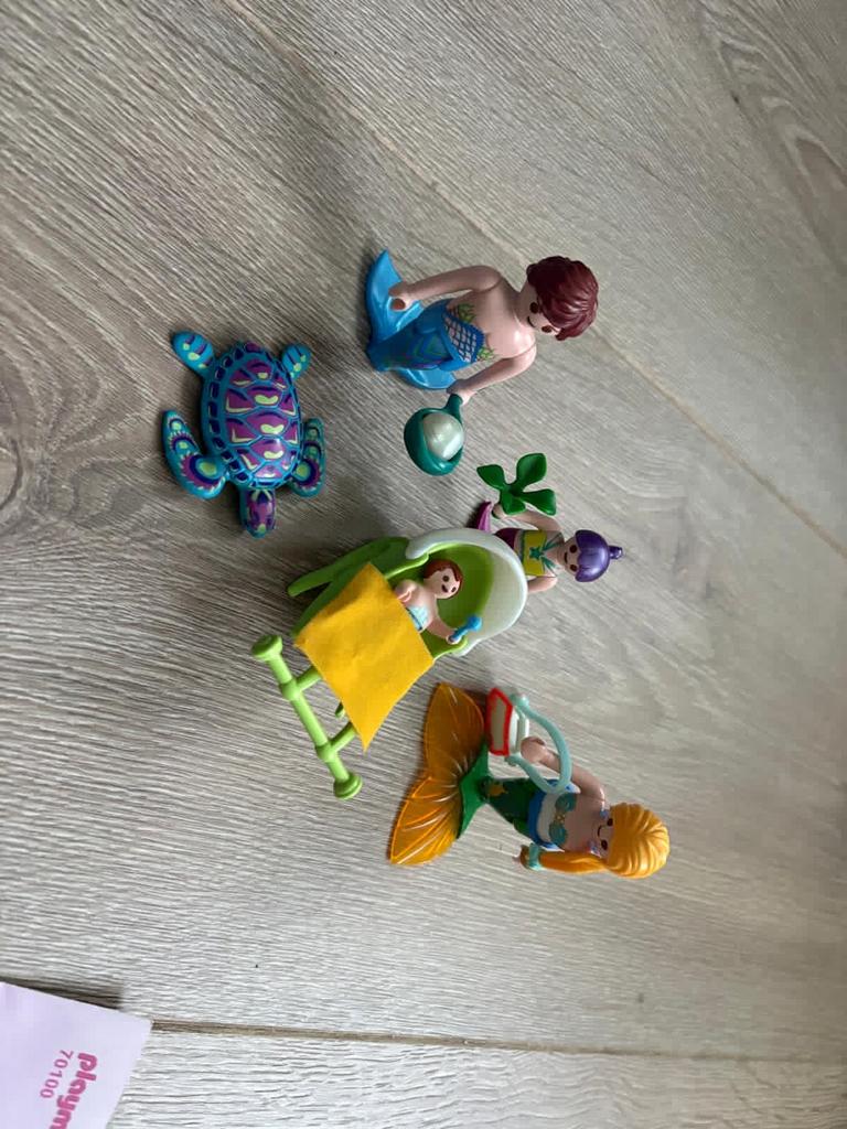 Playmobil Zeemeerminnen met baby en schildpad, Ophalen of Verzenden, Zo goed als nieuw