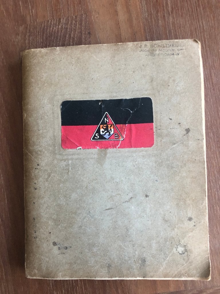 1933 NSB. Schrift (72 p.0 met krantenartikelen over NSB, Verzamelen, Verzenden, Nederland, Boek of Tijdschrift