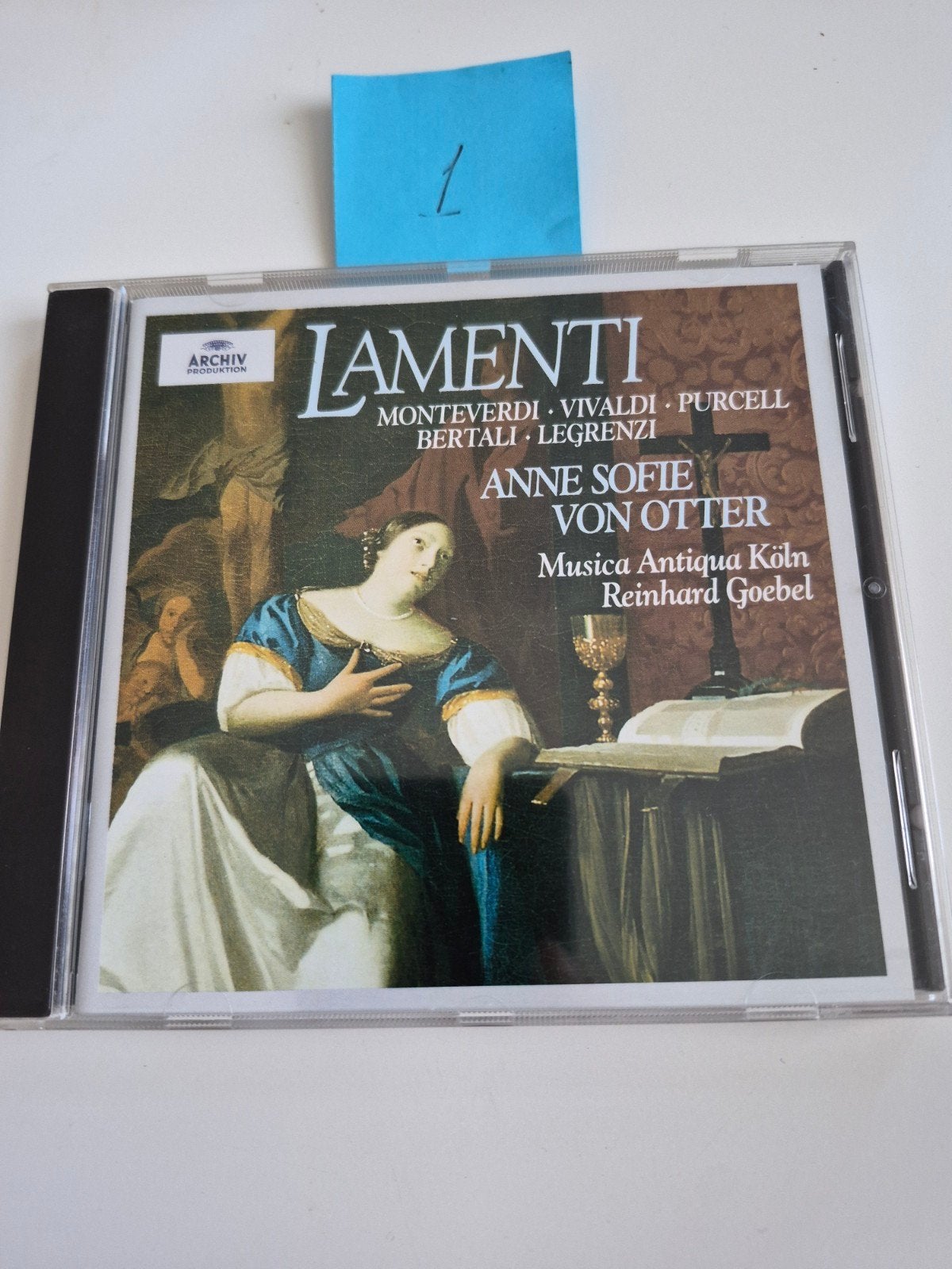 Lamenti Monteverdi, Vivaldi, Purcell - Anne Sofie von Otter, Inclusief boekje, Gebruikt, Ophalen of Verzenden, Vivaldi