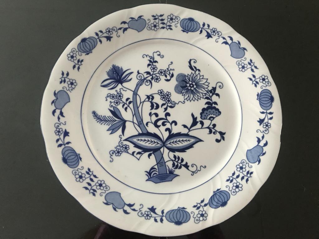 Zwiebelmuster Blauw Uienpatroon Bord - Vintage Porselein, Ophalen