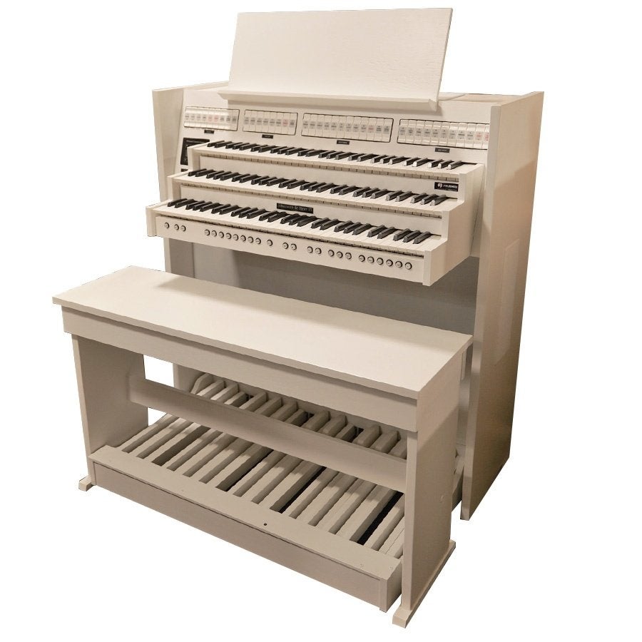 Johannes de Heer IX Orgel Occasion - Wit orgel, Muziek en Instrumenten, 3 klavieren, 3364AE, Ophalen of Verzenden, Info@johdeheer.nl