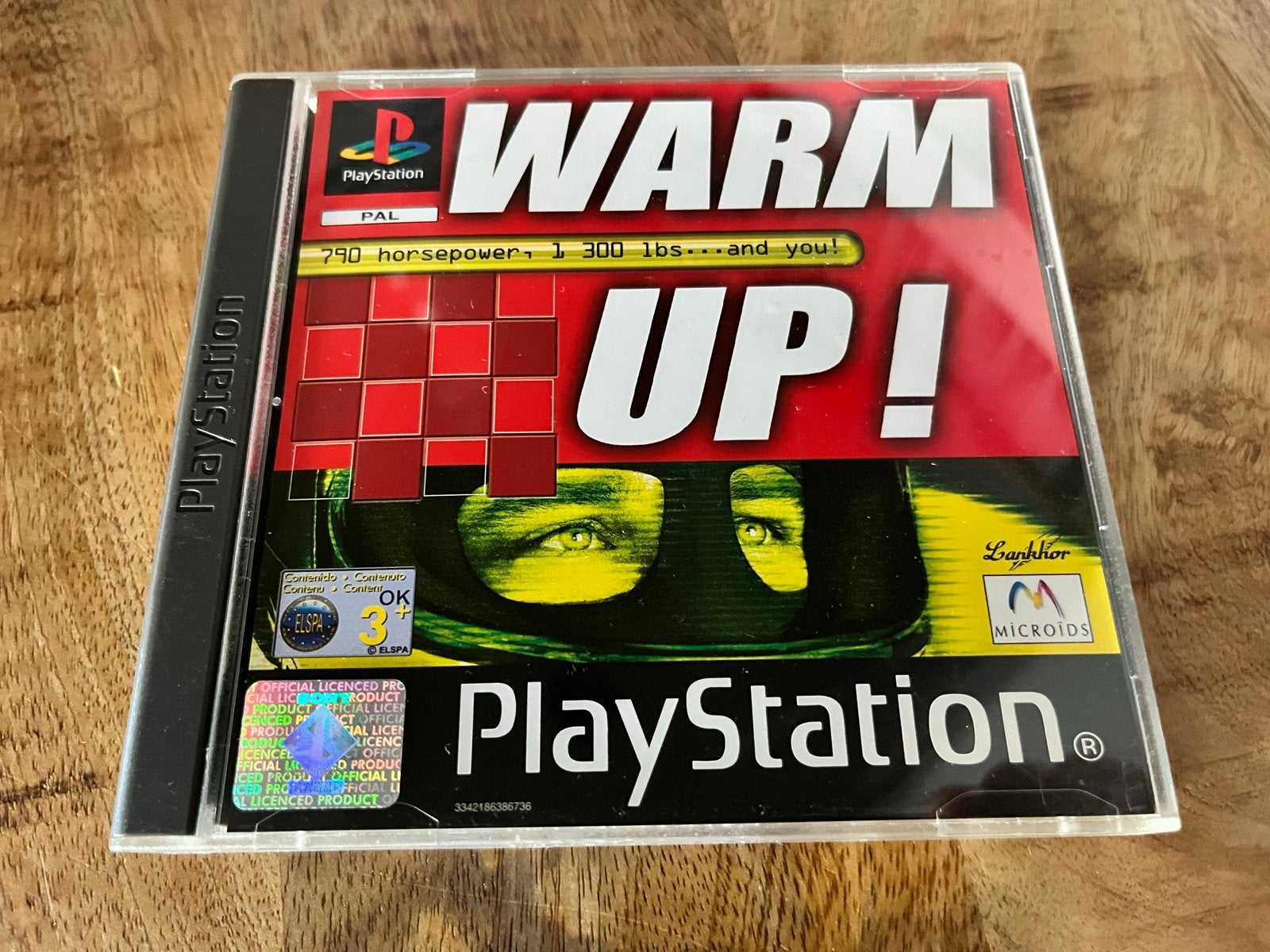 Warm Up! PlayStation 1 (PS1) Race Game, Gebruikt, Racen en Vliegen, T, Ophalen of Verzenden