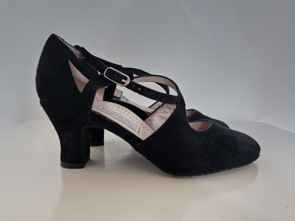 Werner Kern Gala Zwarte Dansschoenen - Maat 36.5 salsa, Kleding | Dames, Schoenen, Ophalen of Verzenden, Zo goed als nieuw, Zwart