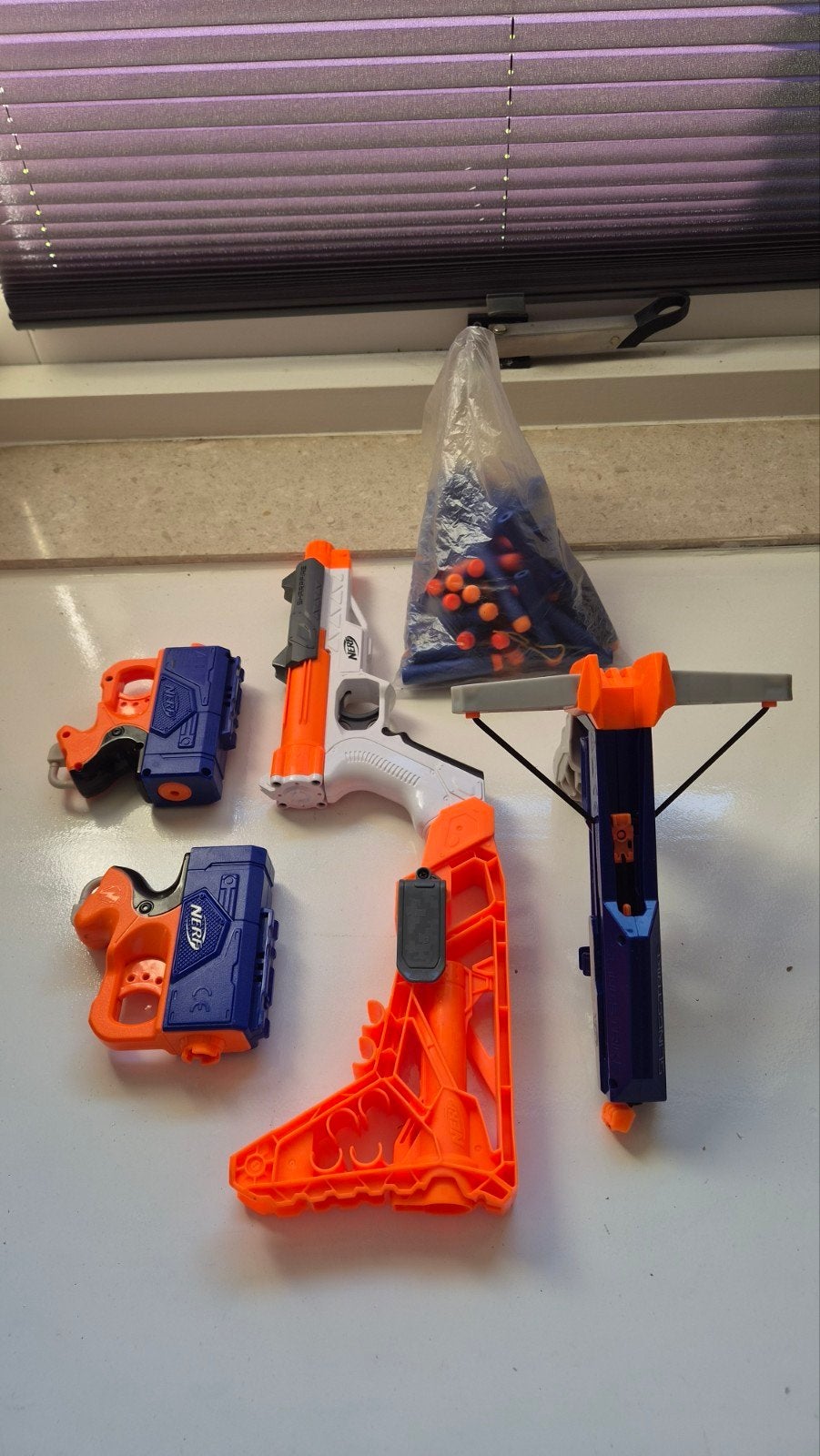 Nerf Blasters Set met Accessoires en Darts, Ophalen