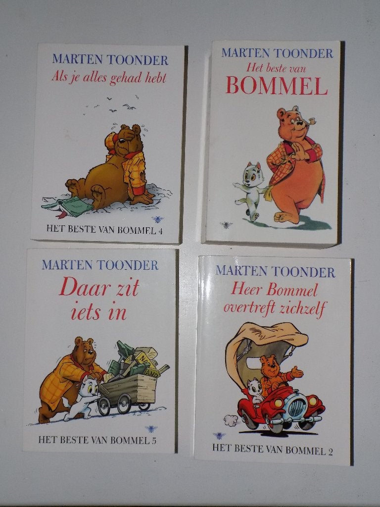 Bommel ~ 4 keer het Beste van Olivier B.Bommel, Eén stripboek, Ophalen of Verzenden, Zo goed als nieuw, Marten Toonder