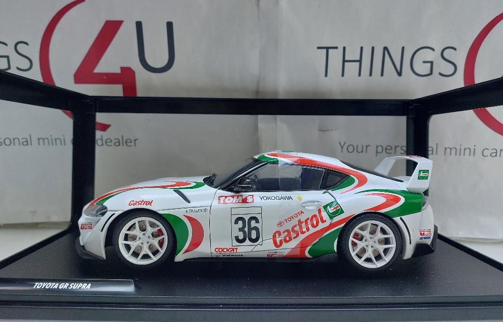 Solido 1:18 Toyota GR Supra No.36, Racing Tribute Castrol, Ophalen of Verzenden, Nieuw, Auto, Solido
