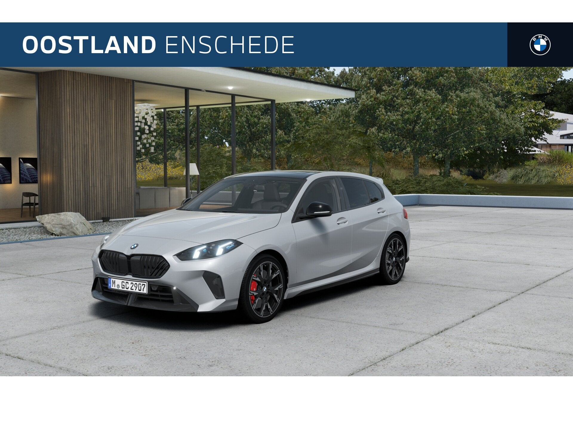 BMW 1 Serie 120 M Sport Automaat / Panoramadak / Sportstoele, Auto's, Zwart, 156 pk, Automatische klimaatregeling, Bedrijf