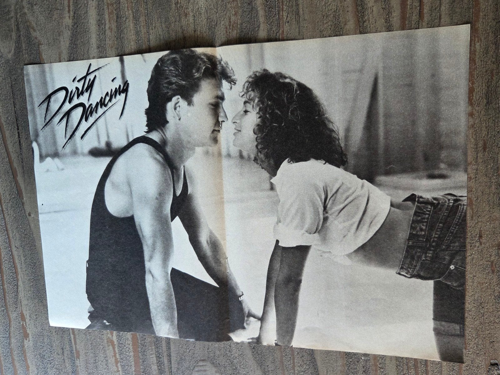 Dirty Dancing Poster - Zwart-wit, Verzamelen, Posters, Zo goed als nieuw, Film en Tv, A1 t/m A3, Rechthoekig Staand, Ophalen of Verzenden