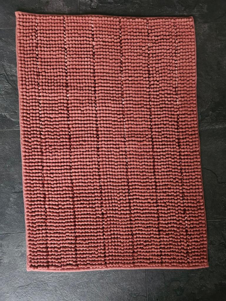 Nieuwe Levasseur badmat - terra/zalmroze, Ophalen, Gebruikt, Roze, Badmat