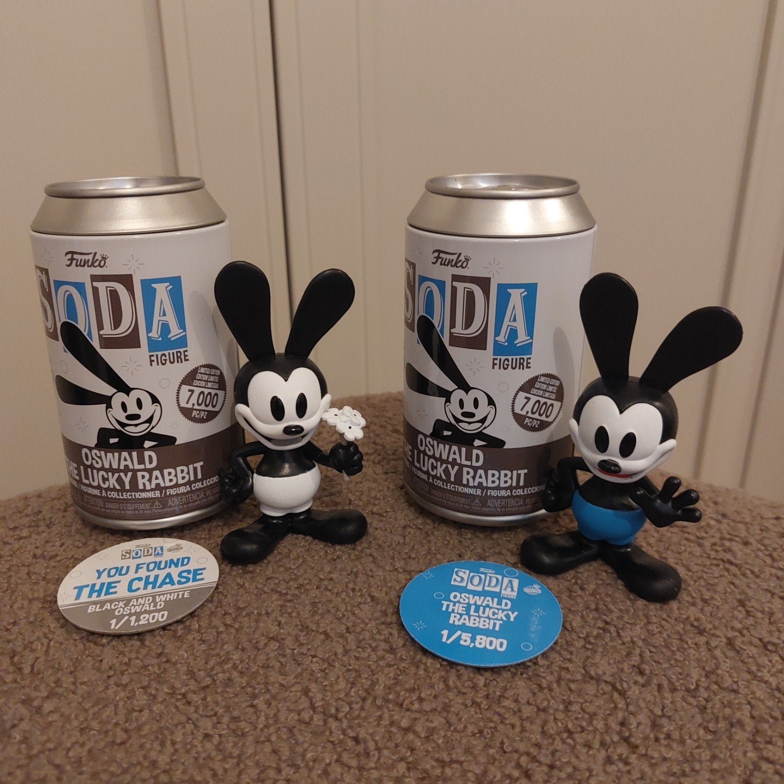 Funko soda oswald the lucky rabbit CHASE & common versie, Ophalen of Verzenden, Nieuw
