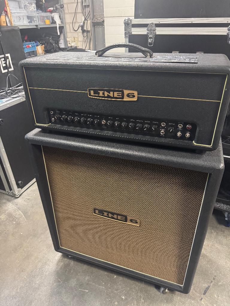 Gitaar  Buizen versterker DT 50 en cabinet 4x12  Line 6, Muziek en Instrumenten, Versterkers | Bas en Gitaar, Ophalen, Zo goed als nieuw
