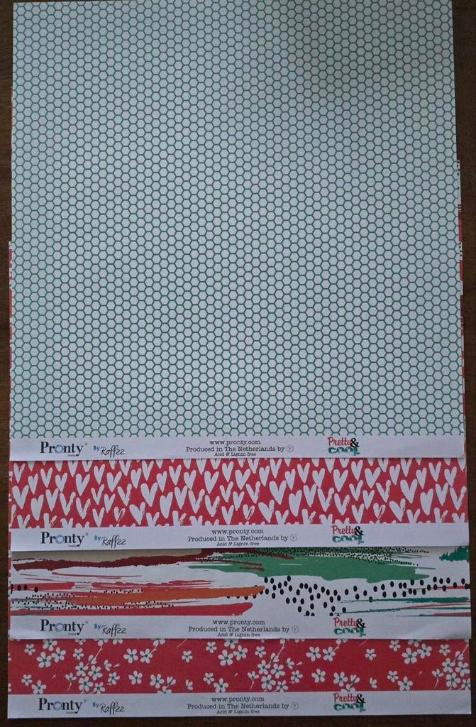 51 vellen scrappapier ., Ophalen of Verzenden, Nieuw, Papier of Karton