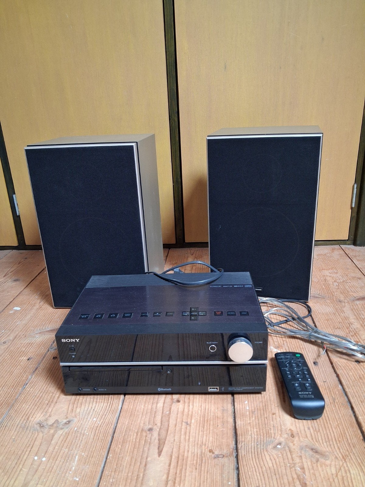 Compacte cd speler, Sony en 2 luidsprekers Pioneer, Audio, Tv en Foto, Cd-spelers, Ophalen, Gebruikt, Sony