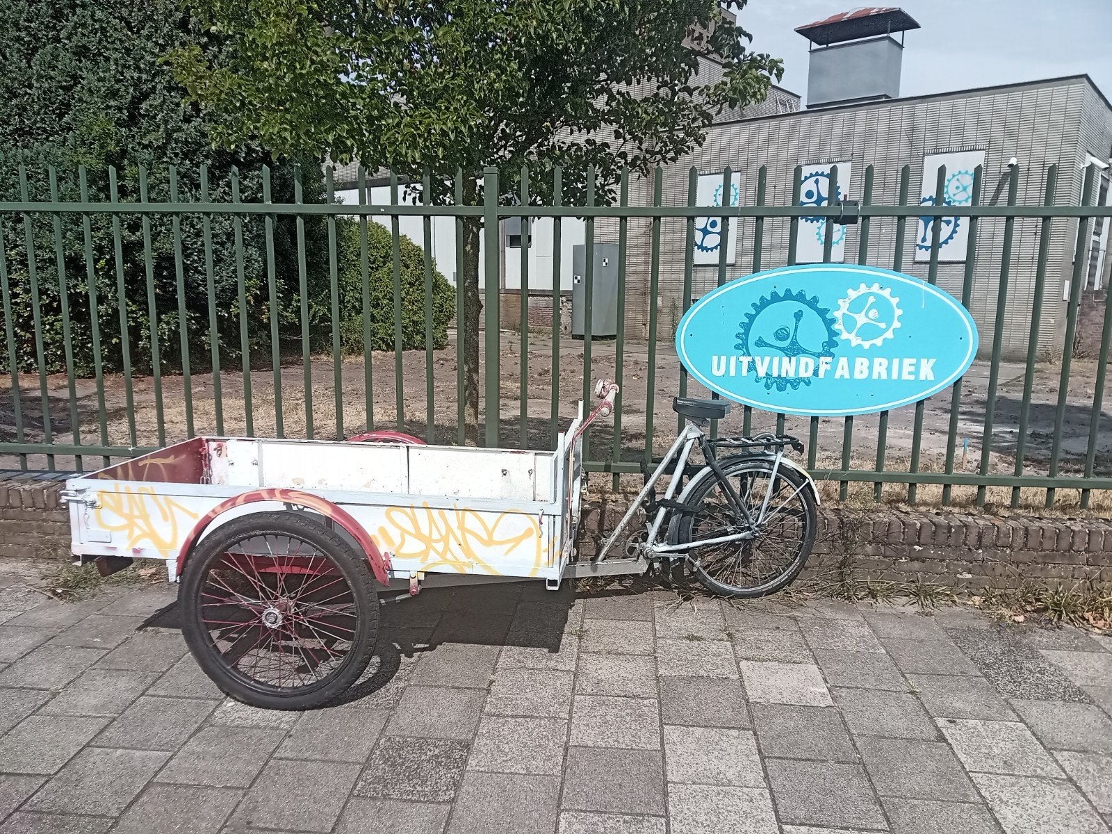 Oude Antieke Apollo Gazelle Bakfiets, Ophalen, Terugtraprem, Gebruikt, Goederen
