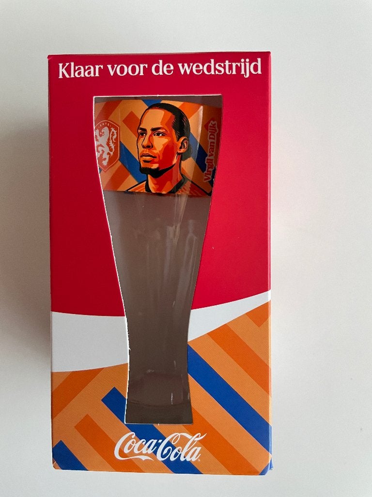 Coca Cola WK Glazen Oranje 2026 - van Dijk, Verzamelen, Ophalen, Nieuw, Buitenlandse clubs, Overige typen