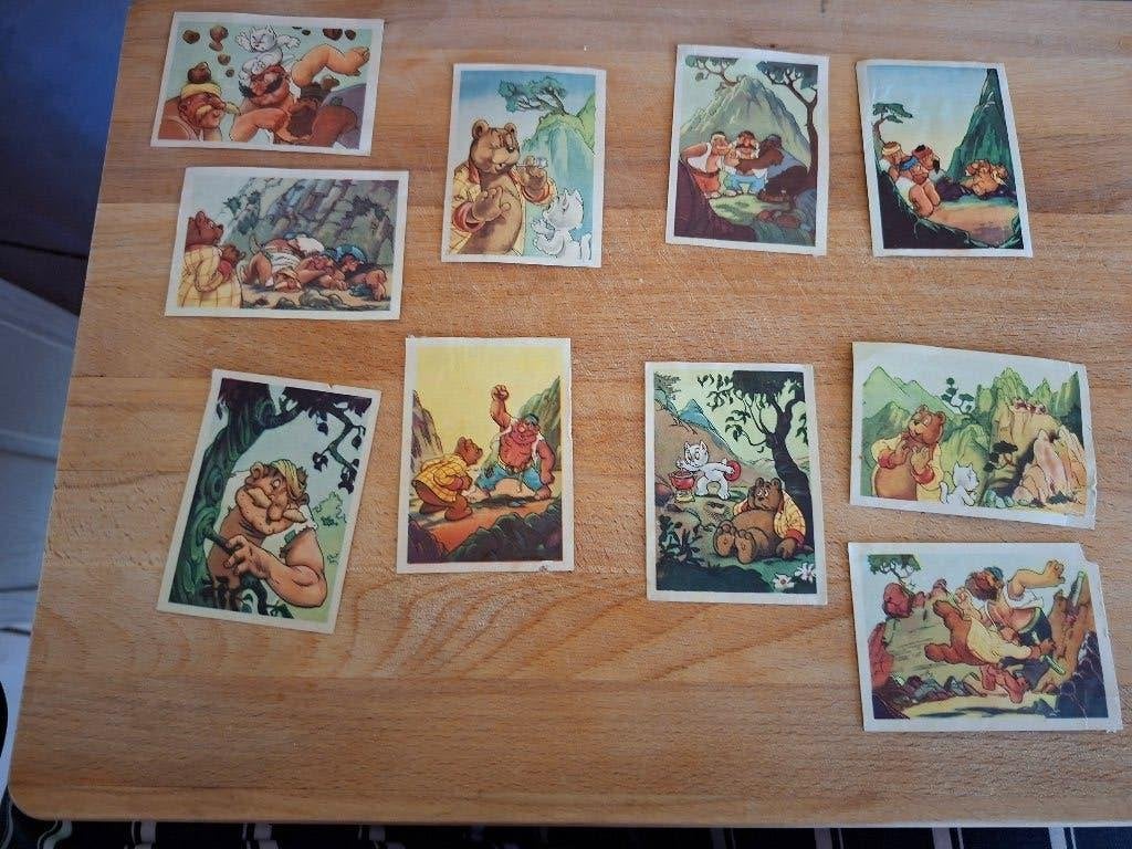 plaatjes Tom Poes album 60 tot en met 69, Verzamelen, Ophalen of Verzenden, Olivier B, Bommel en Tom Poes, Gebruikt, Plaatje, Poster of Sticker